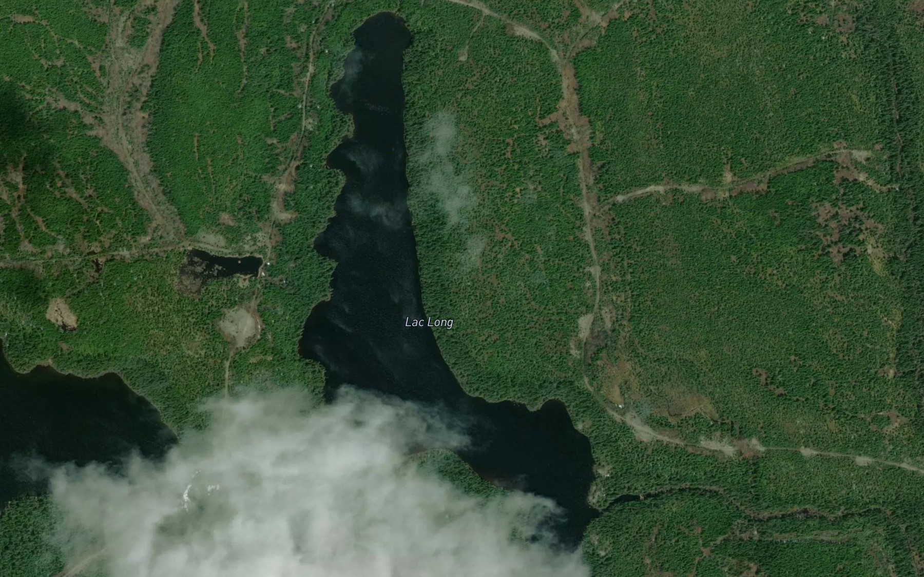 Satellite map of the Lac Long