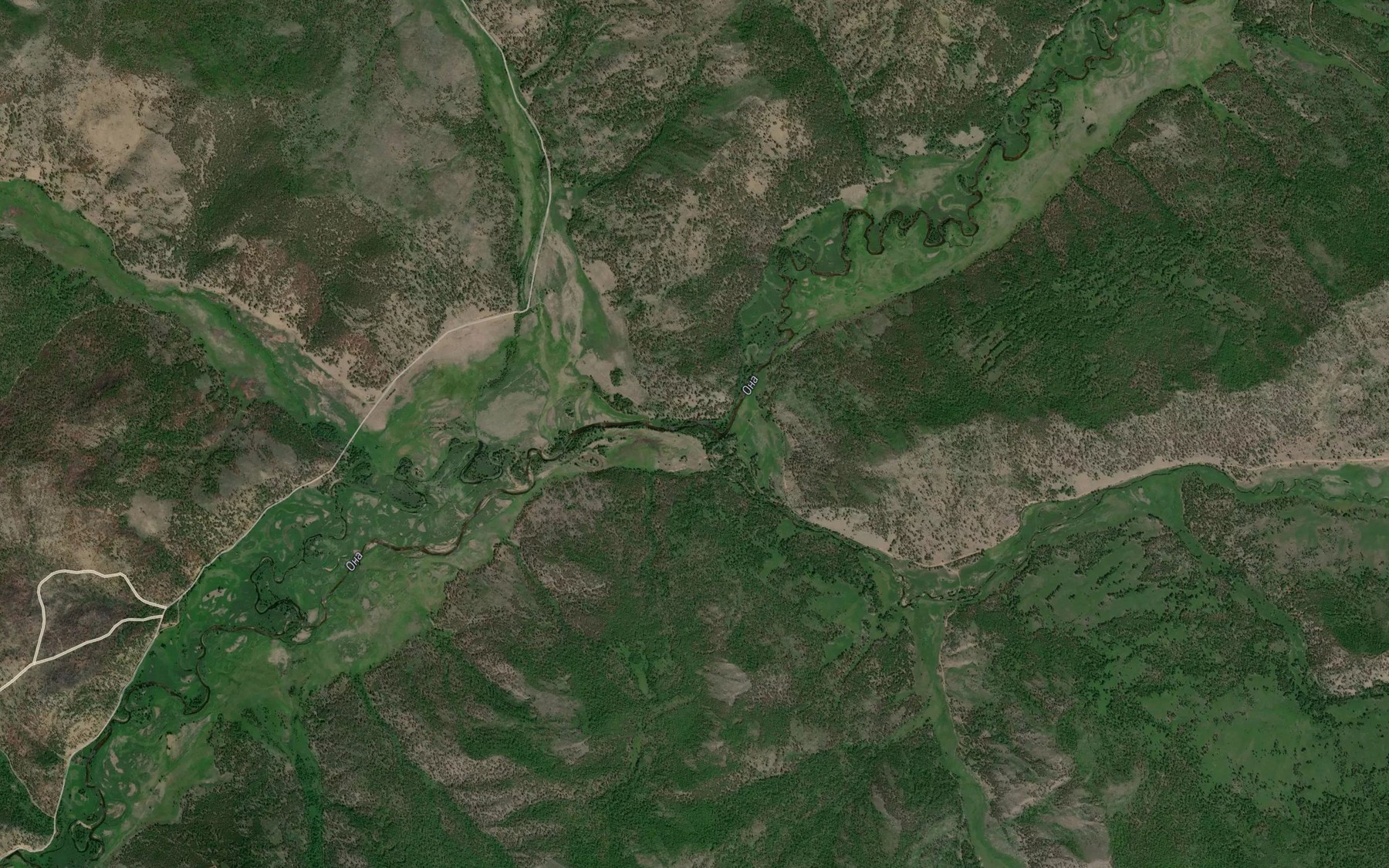 Satellite map of the Maylata