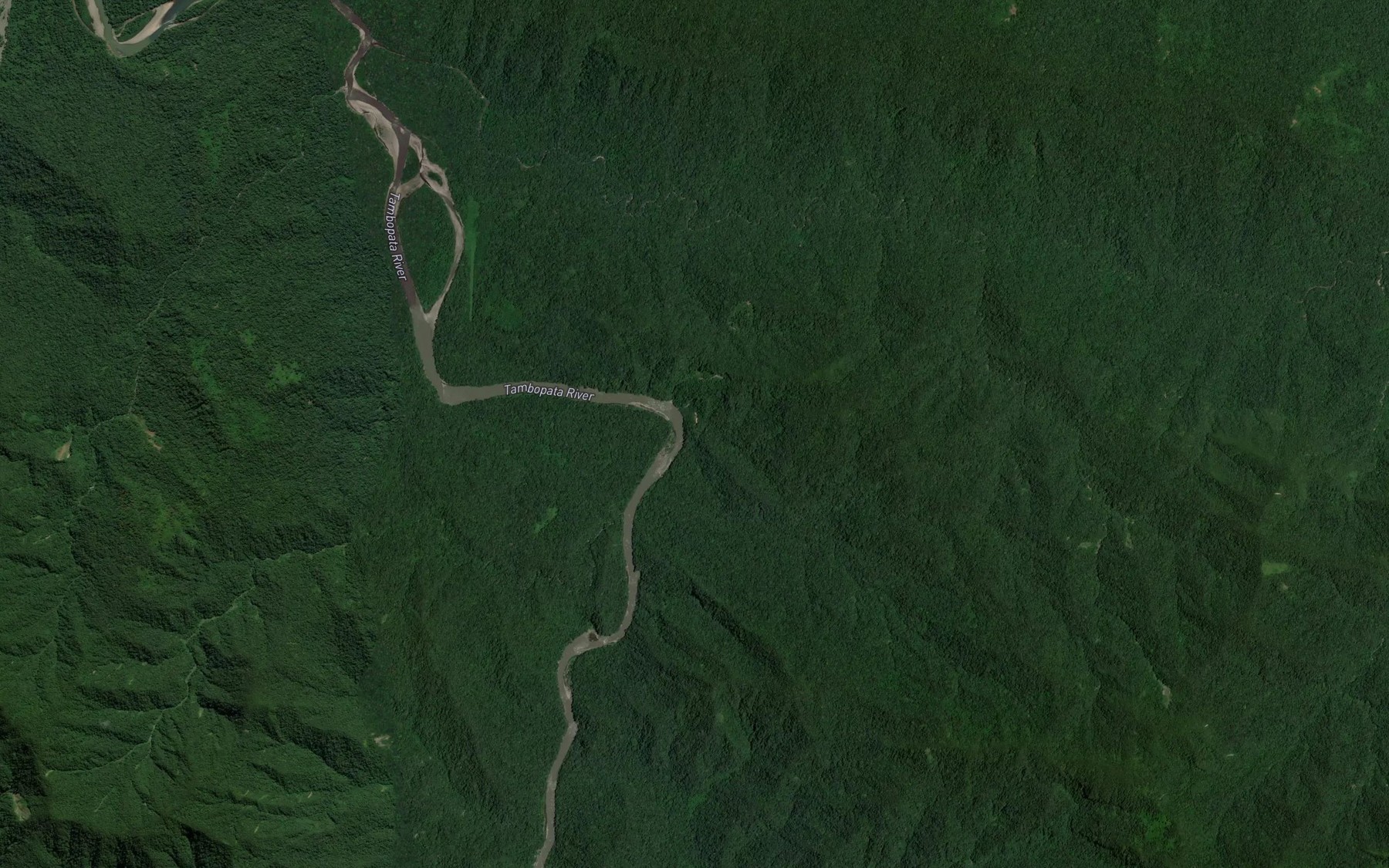 Satellite map of the Quebrada Coquimbo