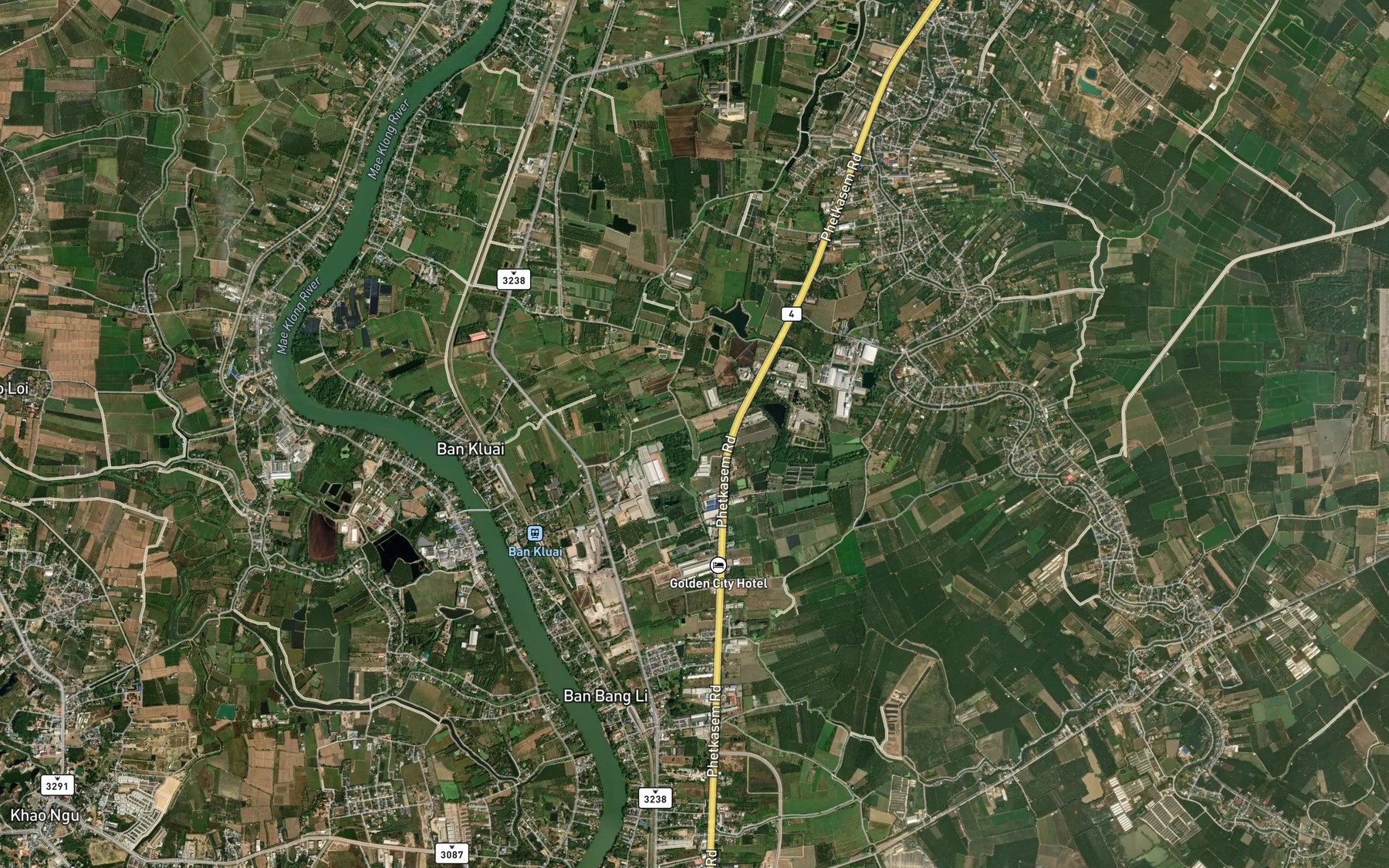 Satellite map of the Nong Ri Ko Phai
