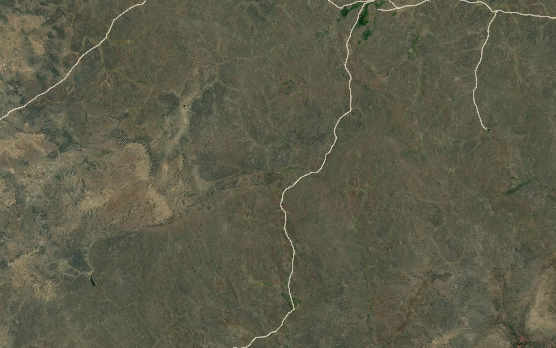 Satellite map of the Squaw Meadows Reservoir Number Two