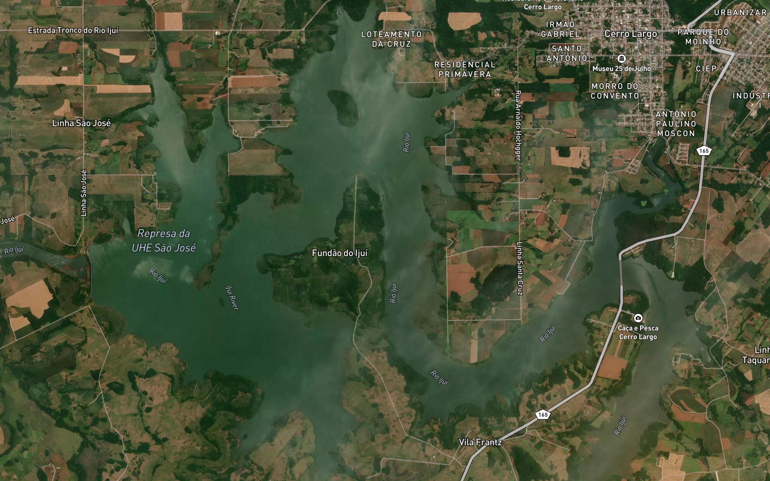 Represa da Usina Hidreletrica Passo Sao Jose