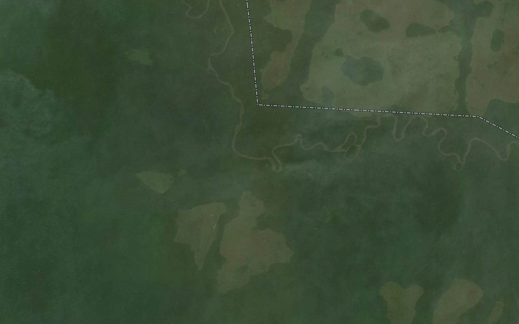Satellite map of the Ake