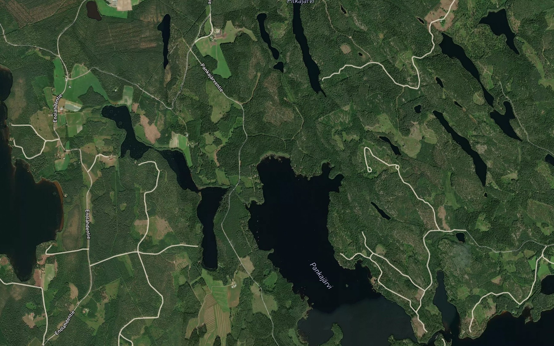 Satellite map of the Levialahti