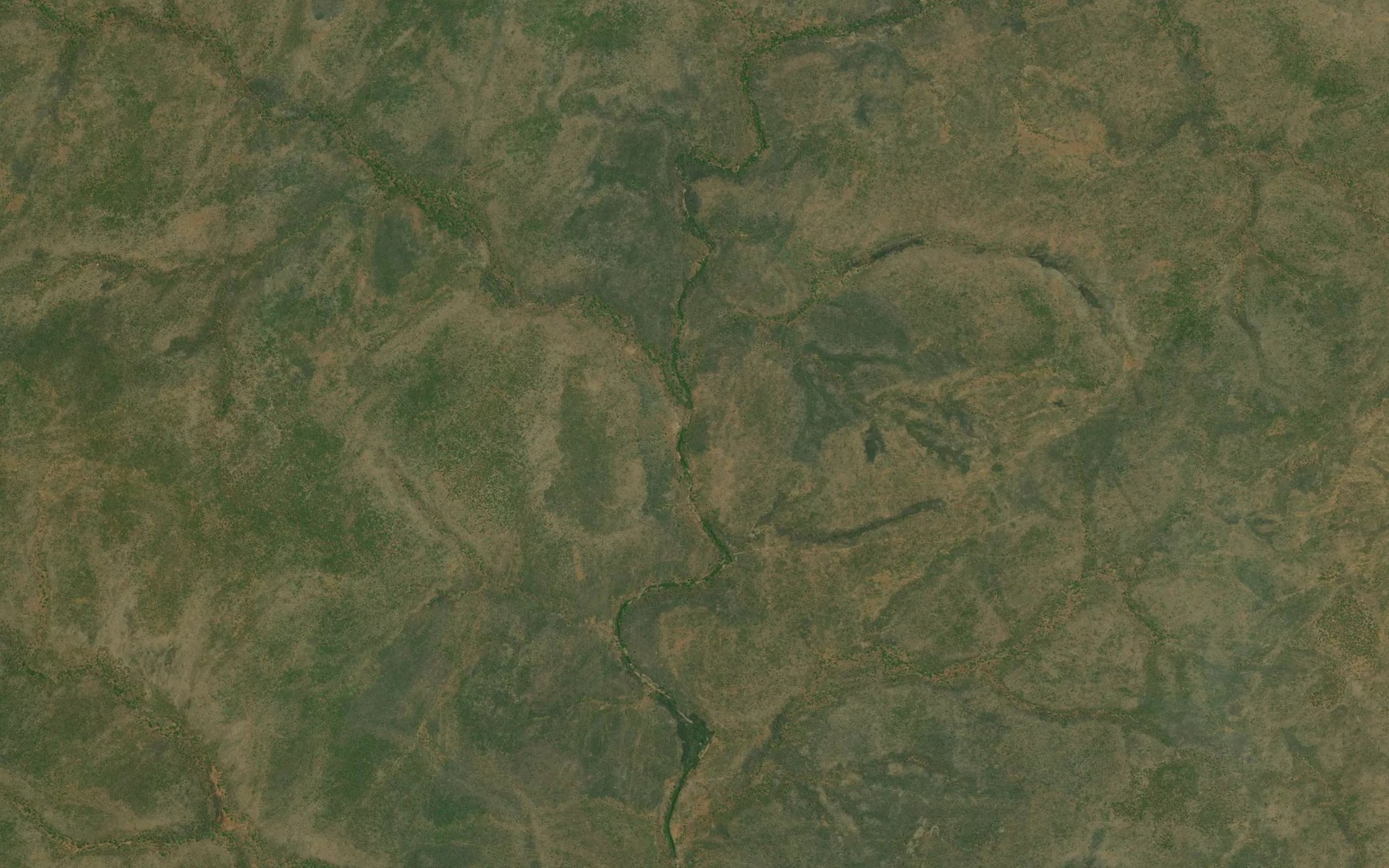 Satellite map of the River Pana