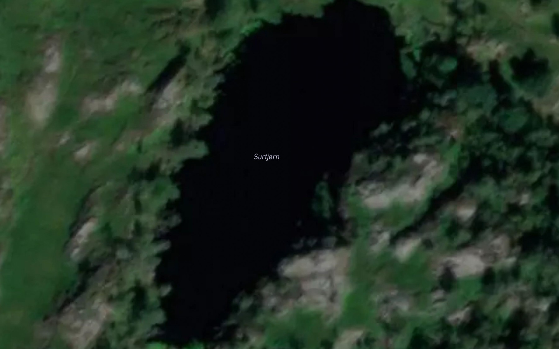 Satellite map of the Surtjorn