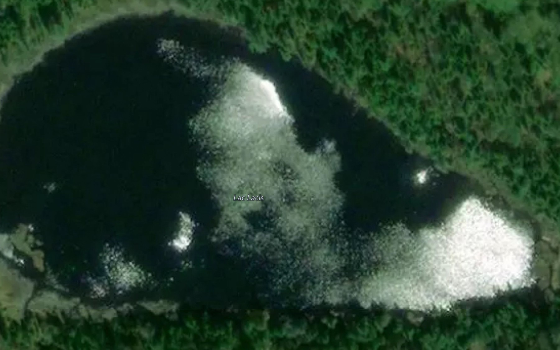 Satellite map of the Lac Lacis