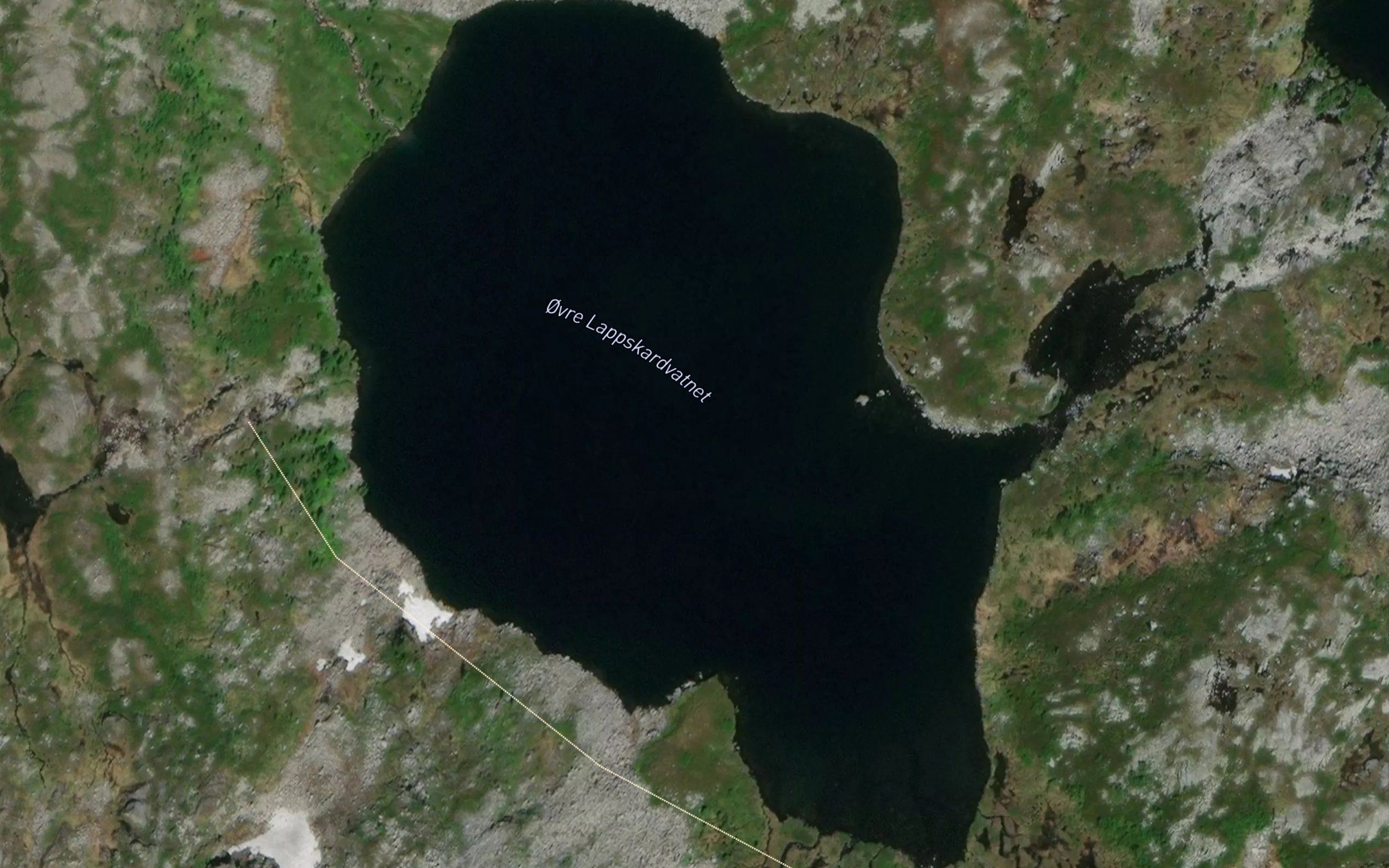 Lappskardvatnet,ovre