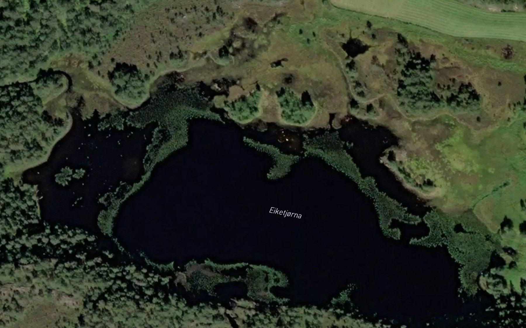Satellite map of the Eiketjorna