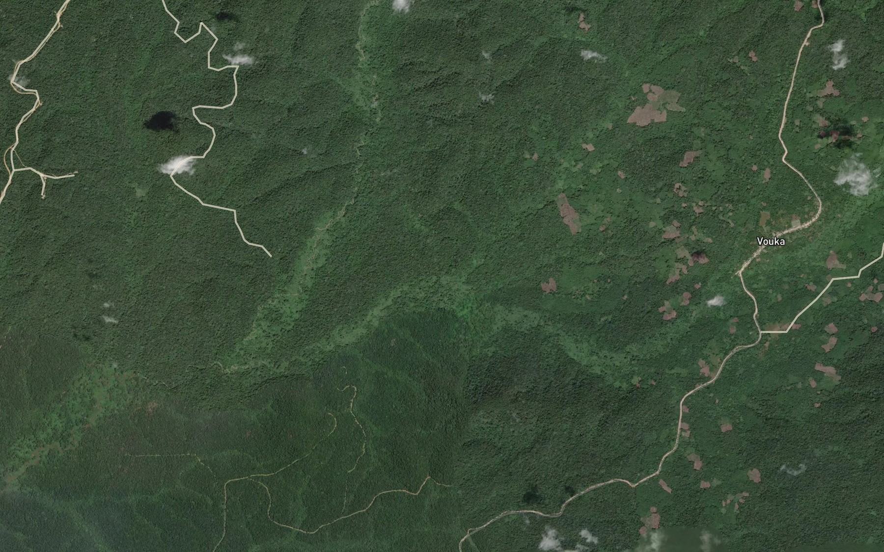 Satellite map of the Mbila