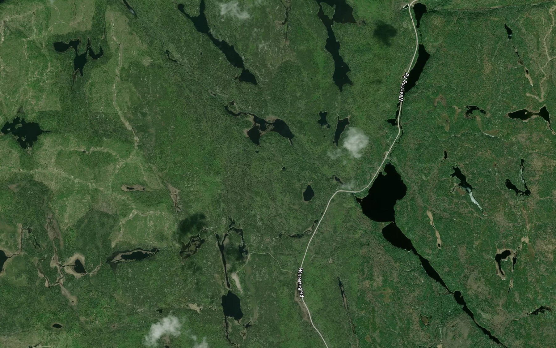 Satellite map of the Little Aguasabon River