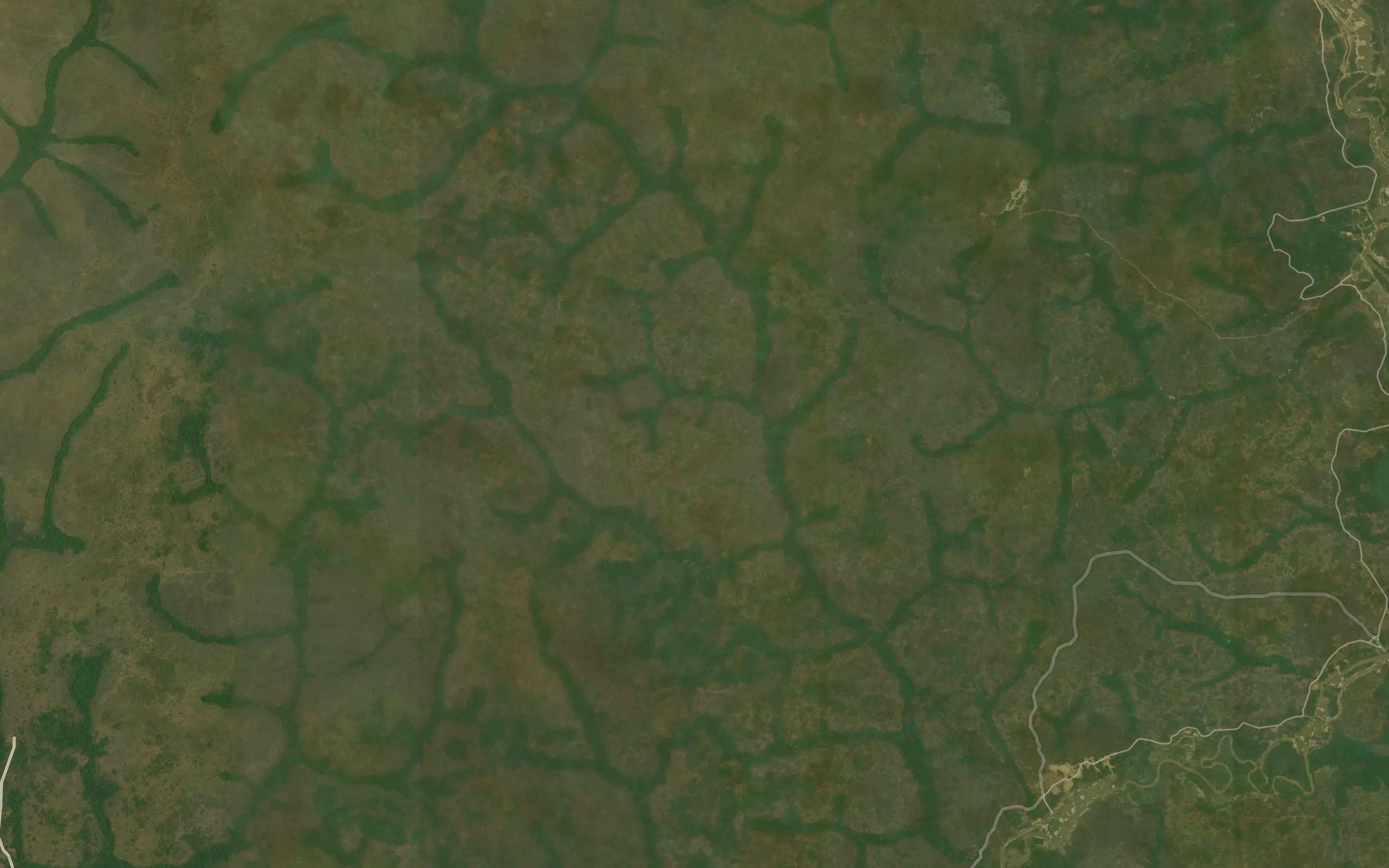 Satellite map of the Bembili
