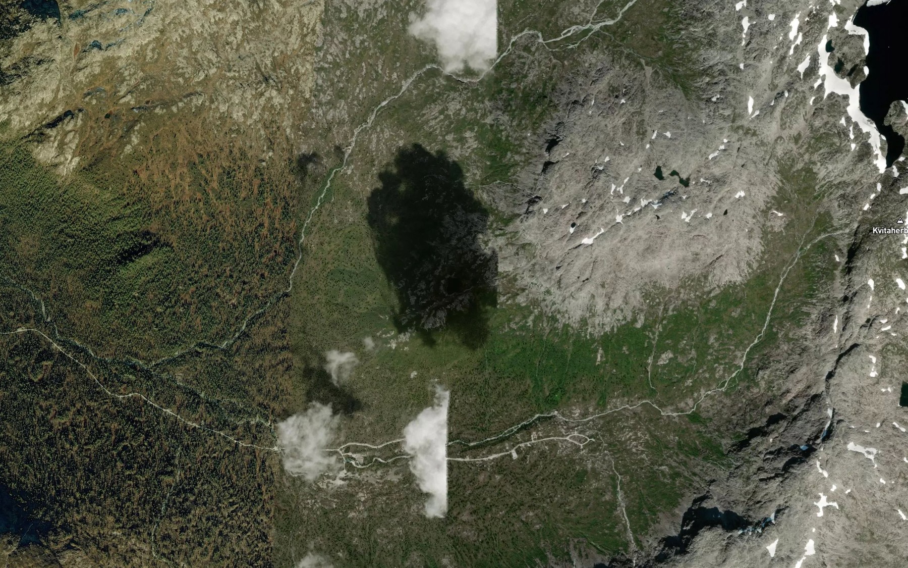 Satellite map of the Halsatjorni