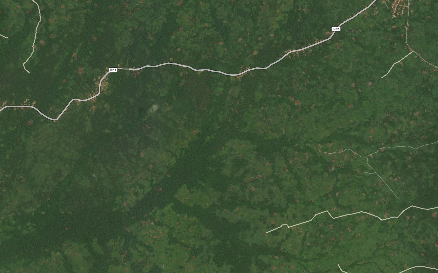 Satellite map of the Ngingi