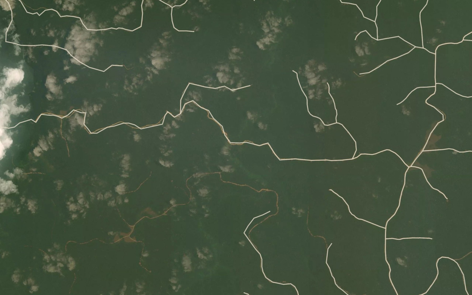 Satellite map of the Lefou