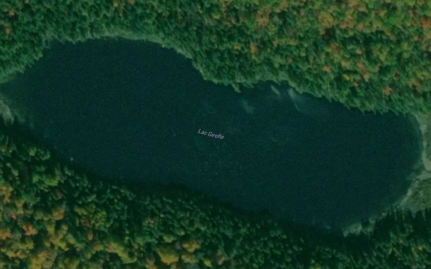 Satellite map of the Lac Girofle