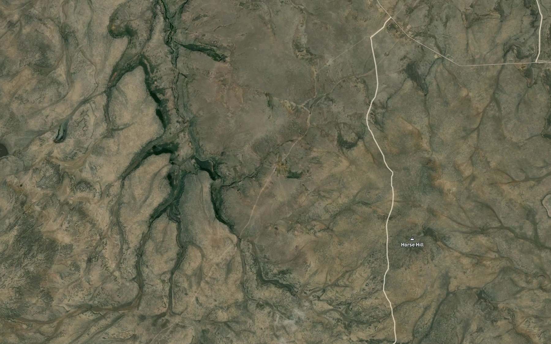 Satellite map of the Lower Bell Spring