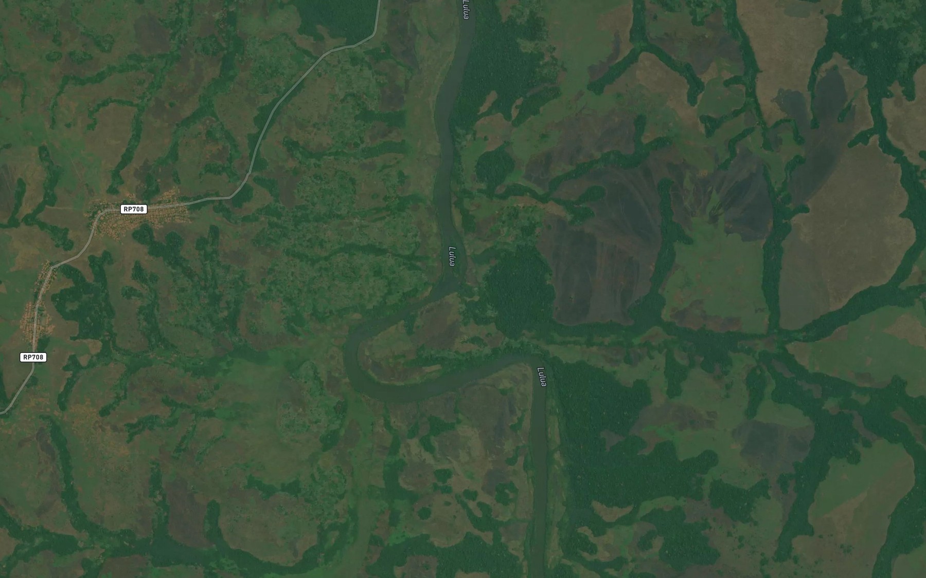 Satellite map of the Lufambishi