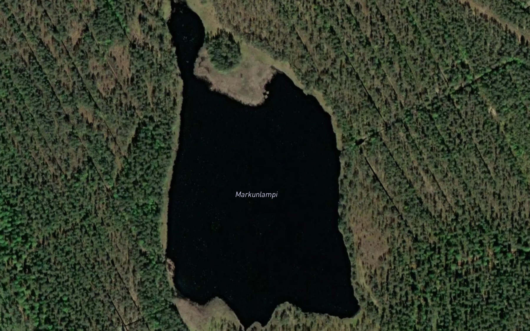 Satellite map of the Markunlampi
