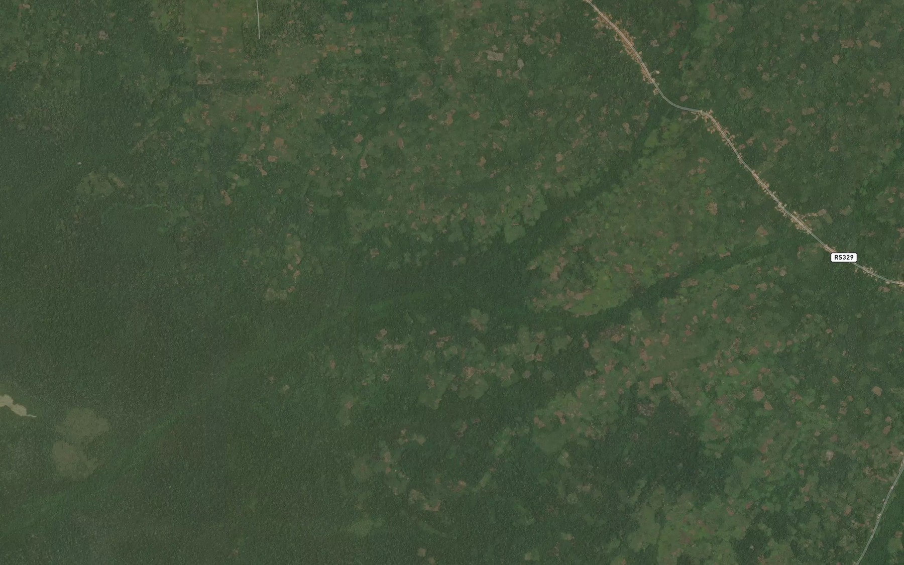 Satellite map of the Peke