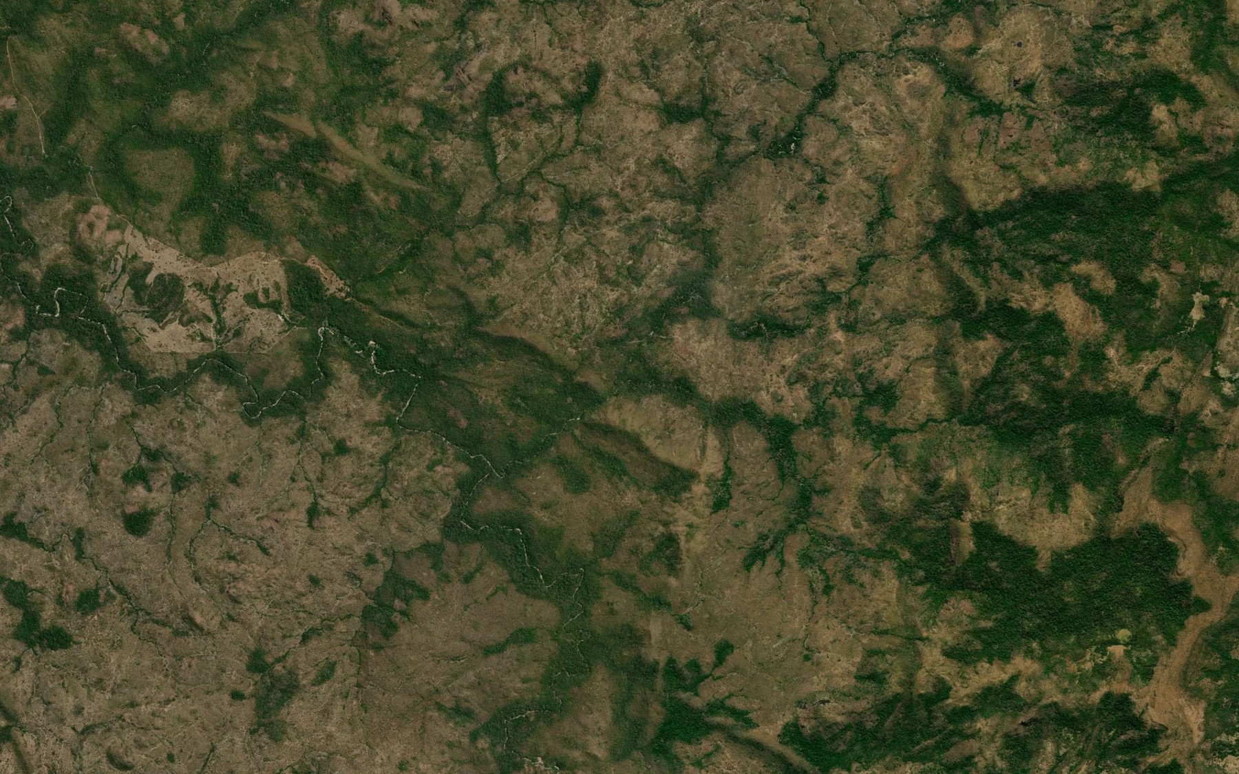 Satellite map of the Corrego Fundo