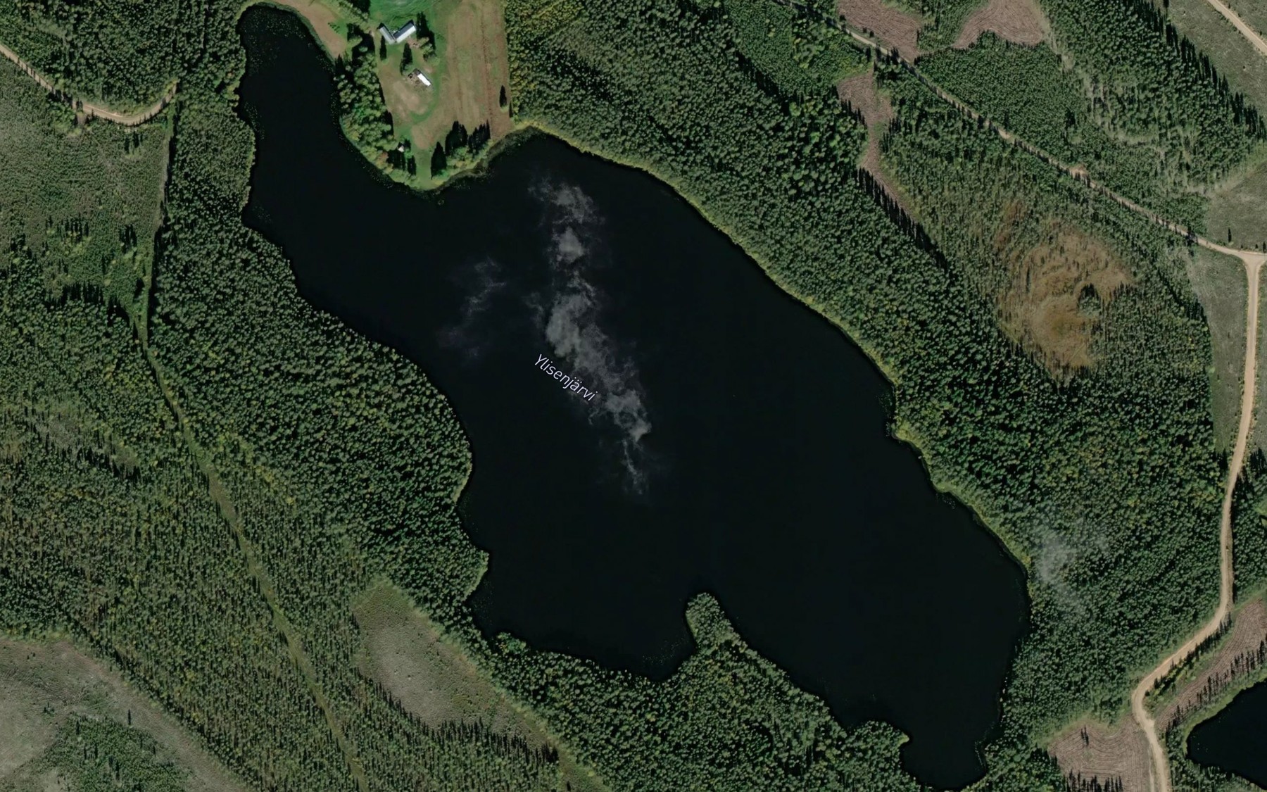 Satellite map of the Ylisenjarvi