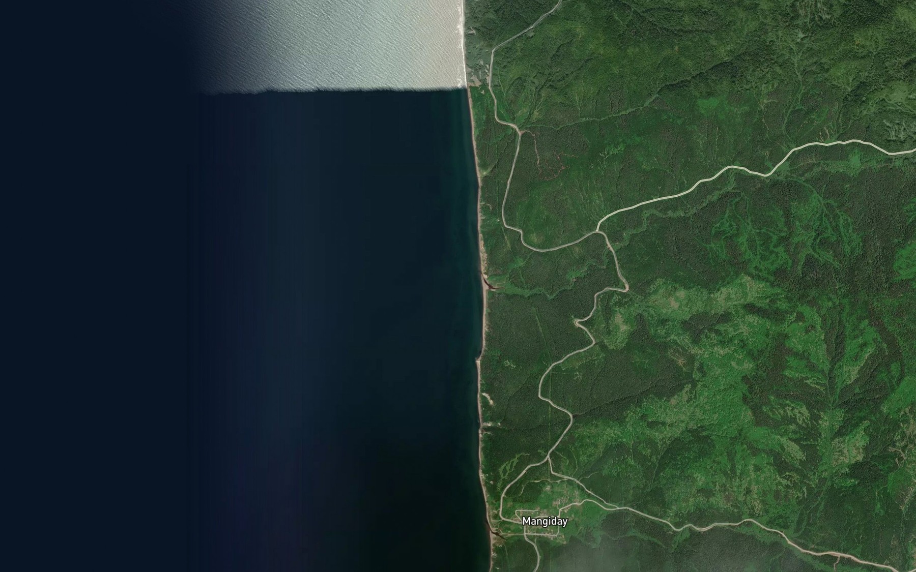 Satellite map of the Malaya Mach