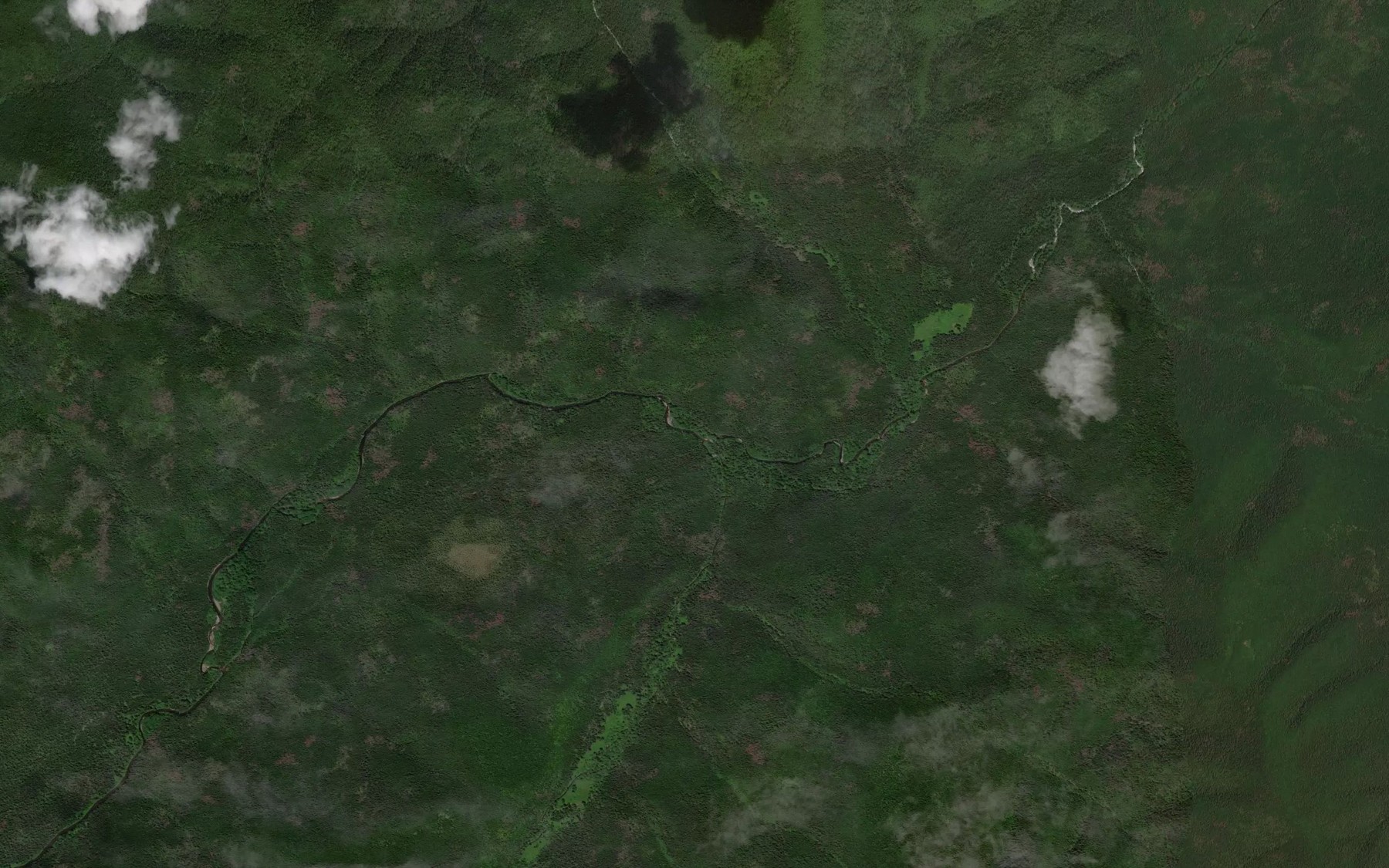 Satellite map of the Lugovaya