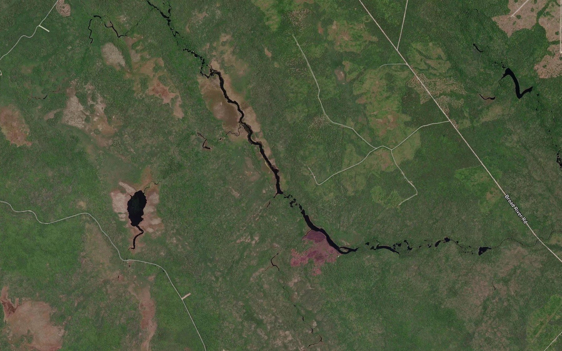 Satellite map of the Seans Hole