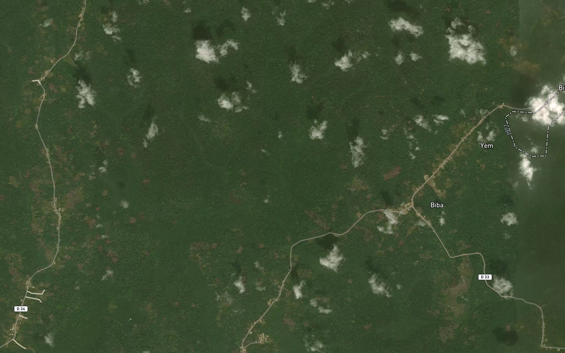 Satellite map of the Ngale