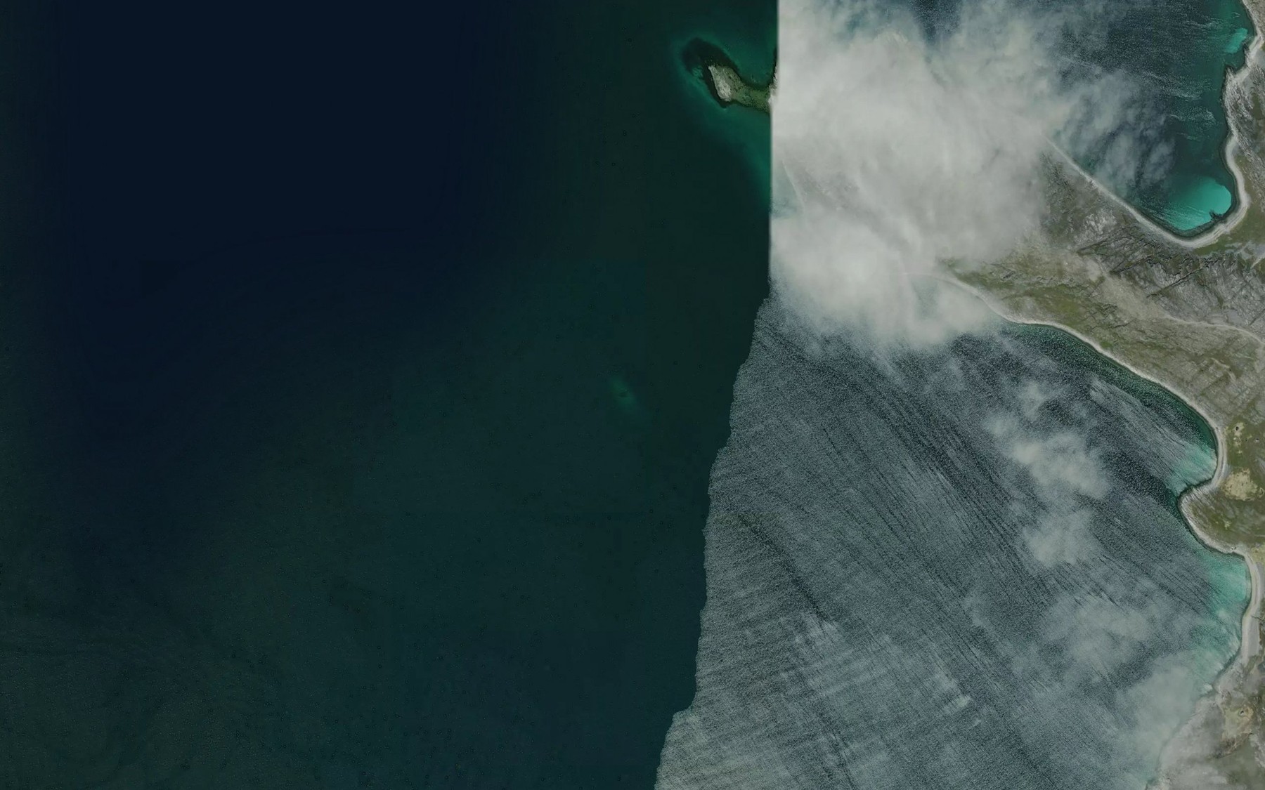 Satellite map of the Veidnesgrunnen