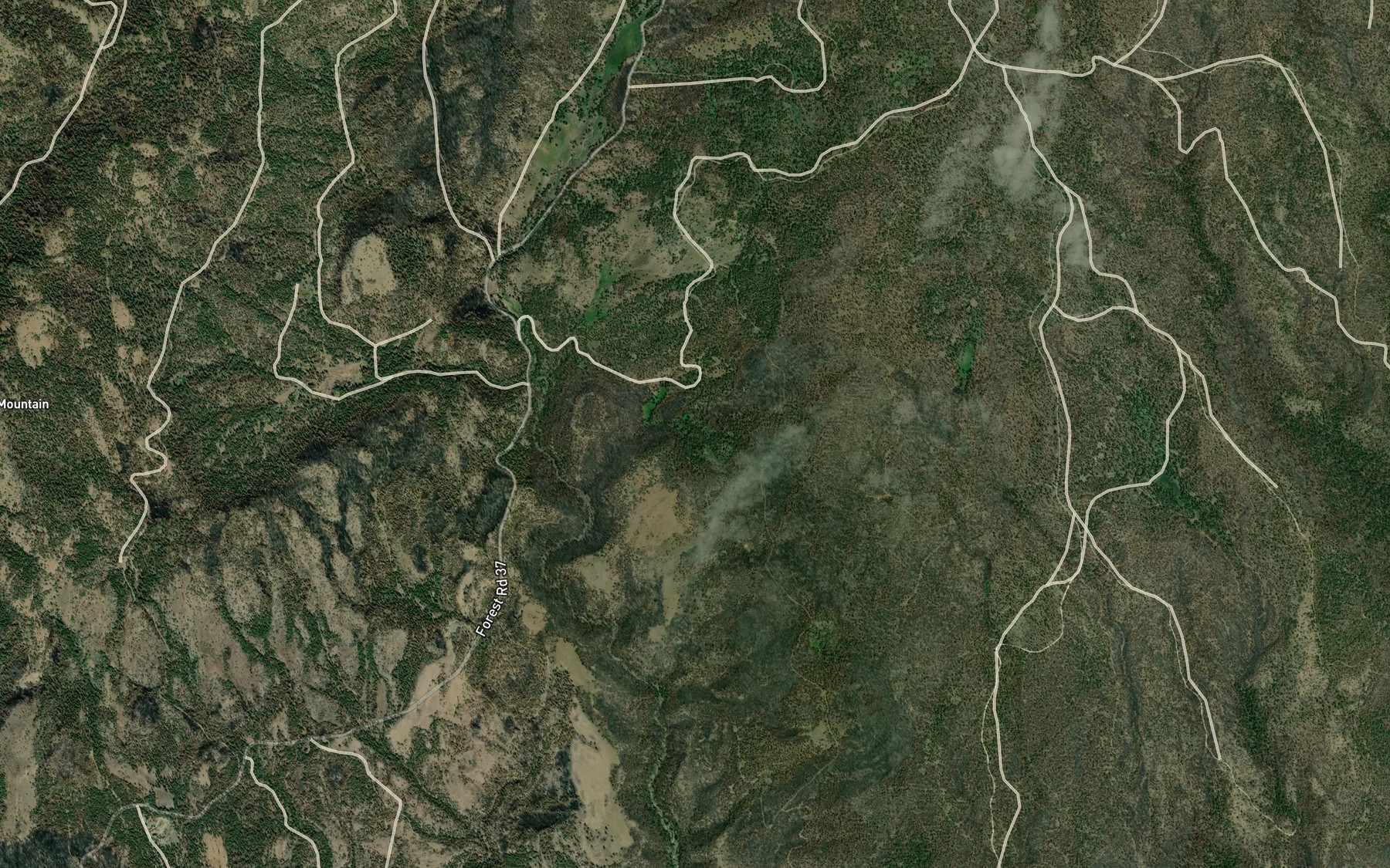 Satellite map of the Link Bar Spring