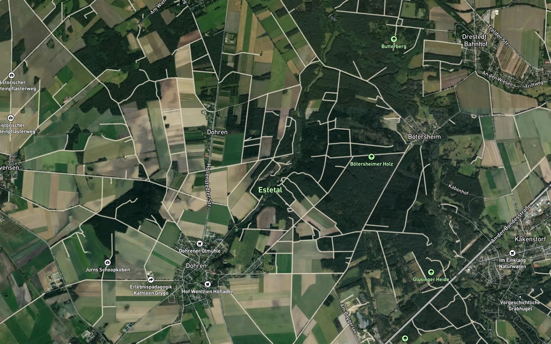 Satellite map of the Fischteich