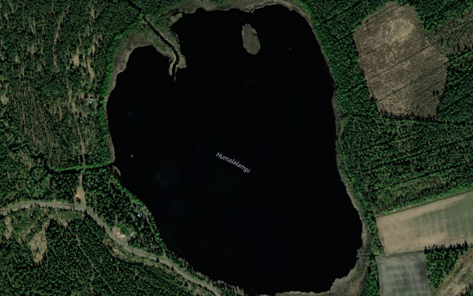 Satellite map of the Humalalampi