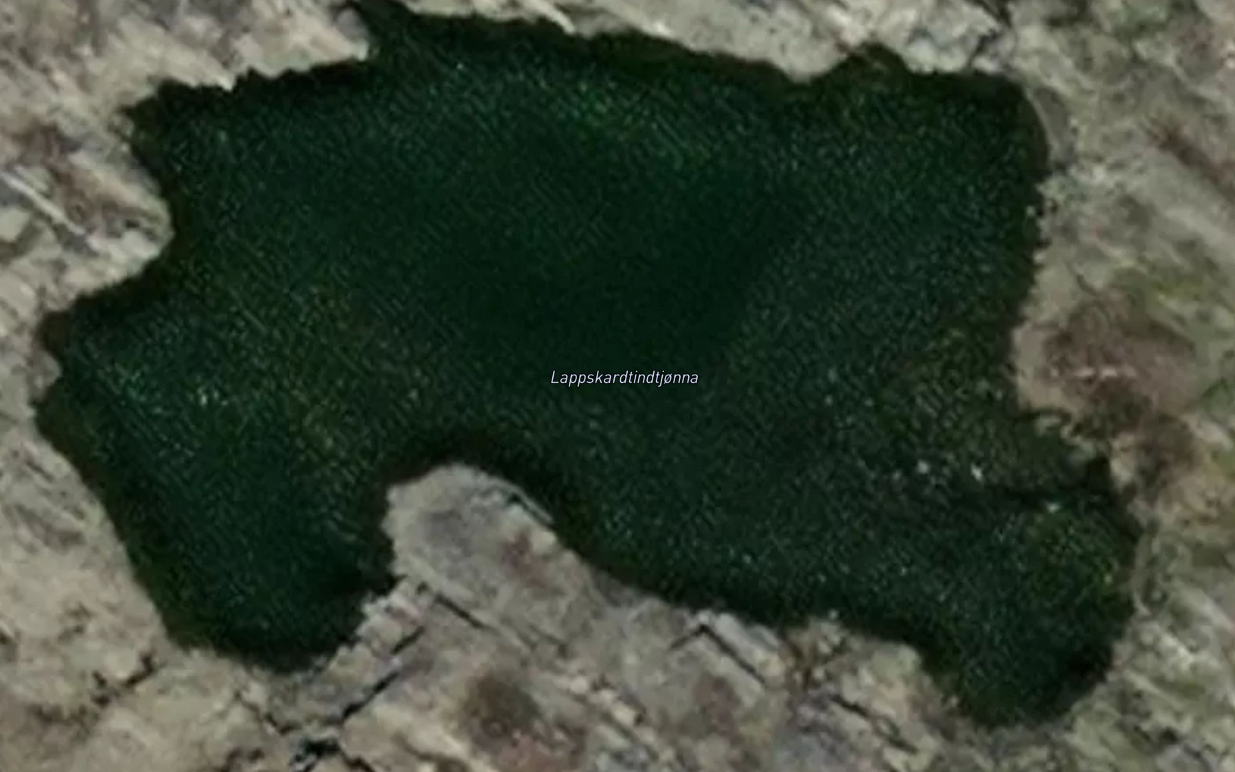Satellite map of the Lappskardtindtjorna