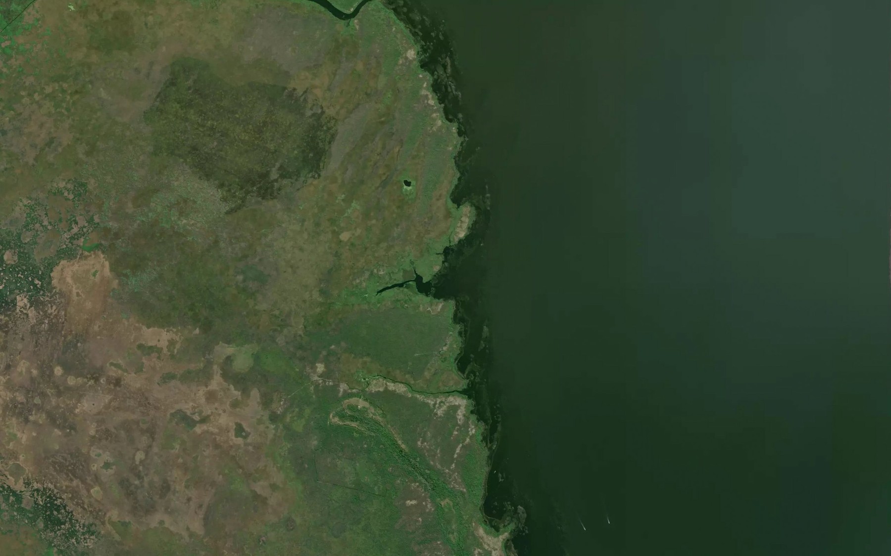 Satellite map of the Turners Cove