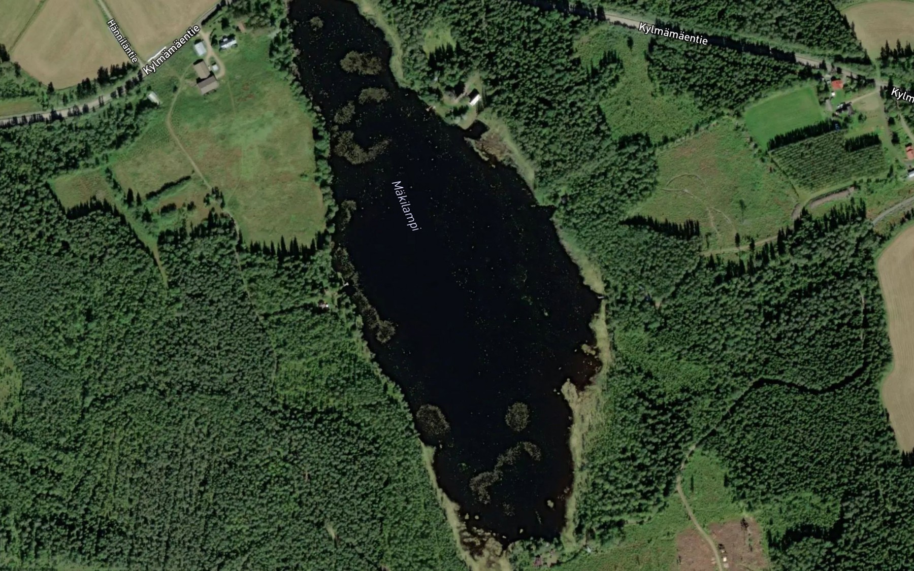 Satellite map of the Makilampi