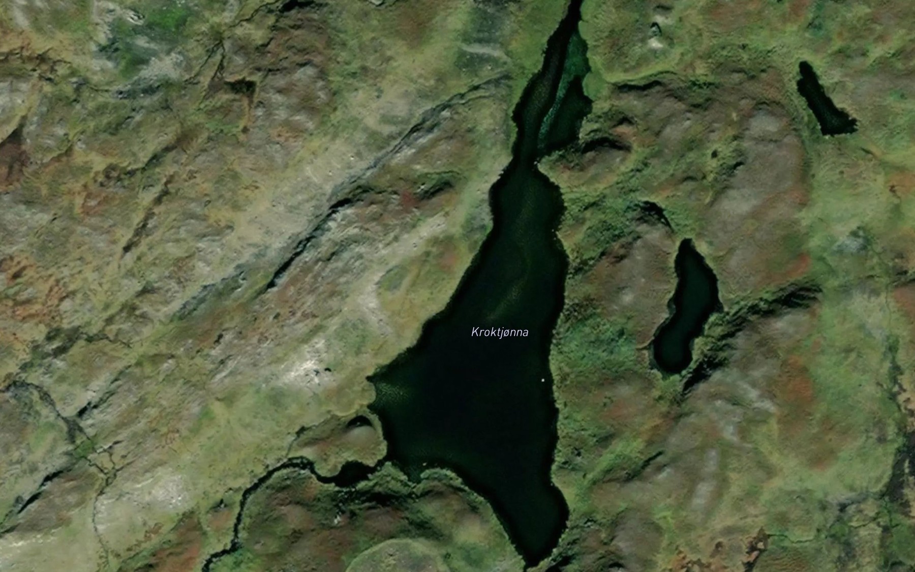 Satellite map of the Kroktjorna