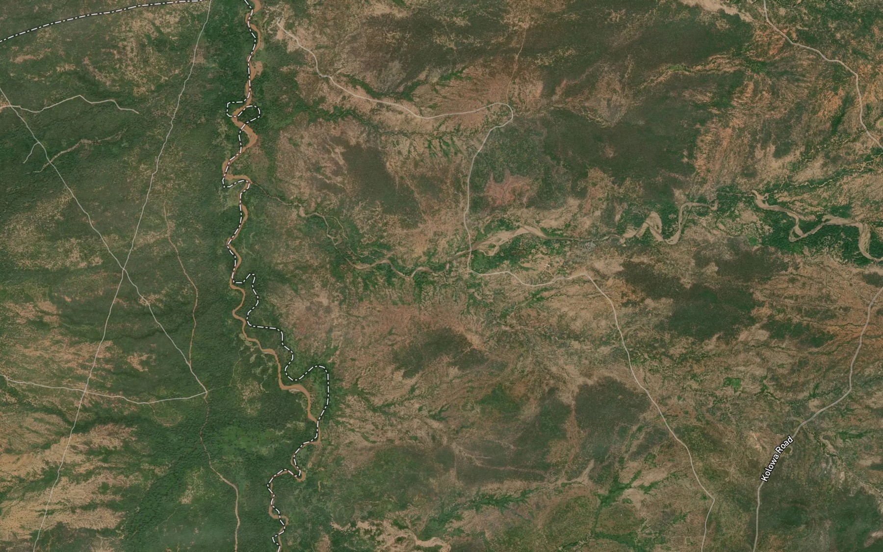 Satellite map of the Chopkowar