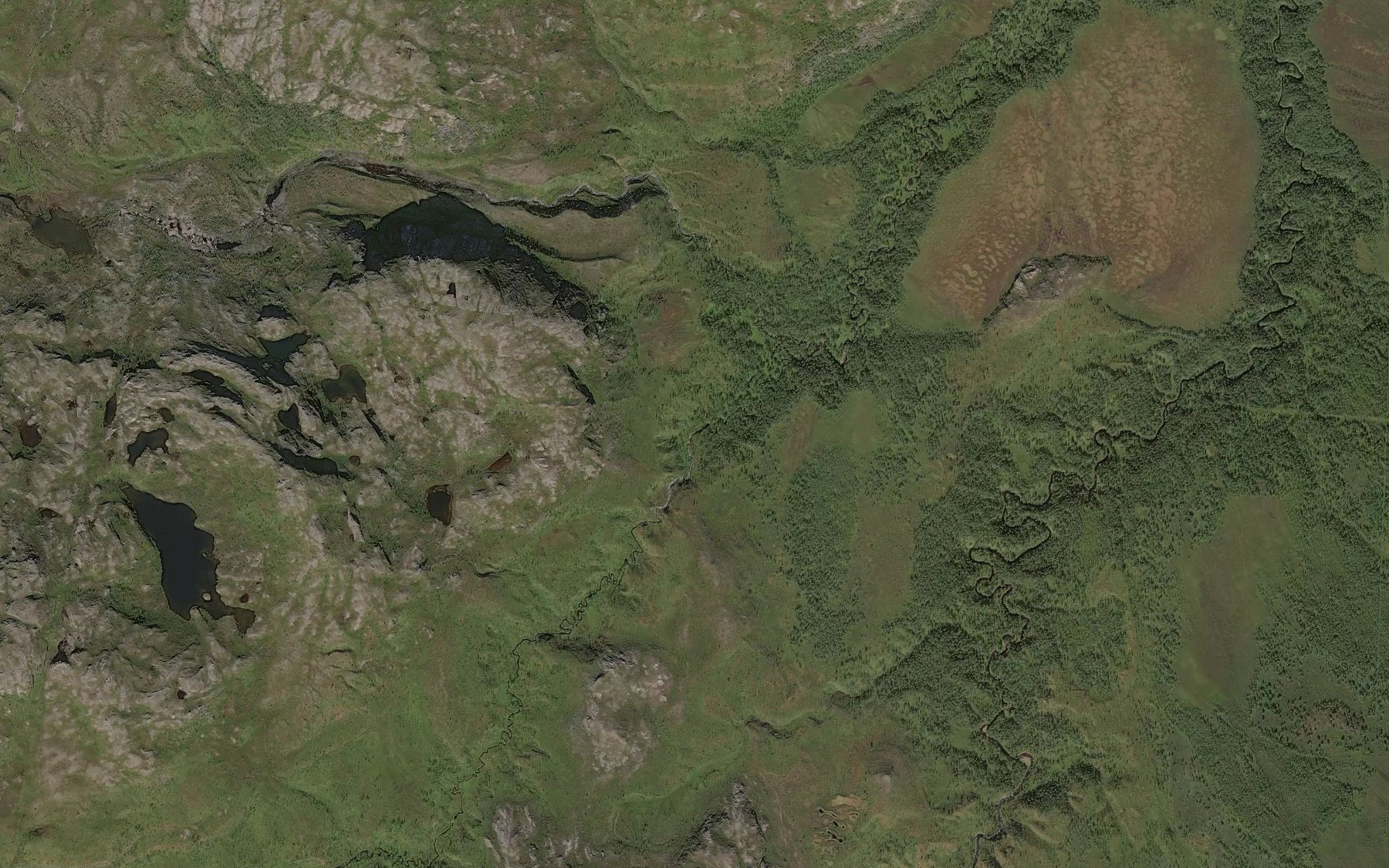 Satellite map of the Marikkisbekken