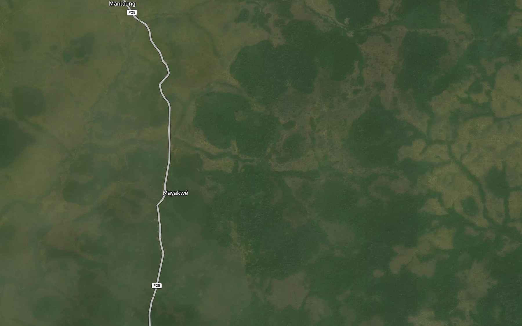 Satellite map of the Mafoua