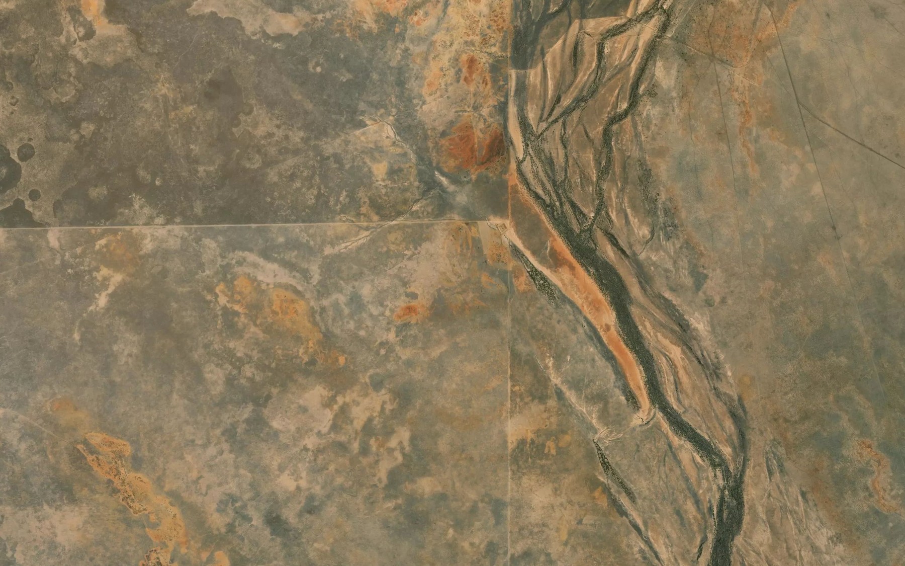 Satellite map of the Foster Creek
