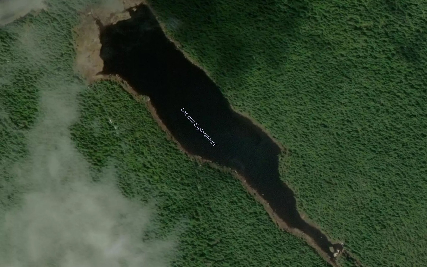 Satellite map of the Lac des Explorateurs