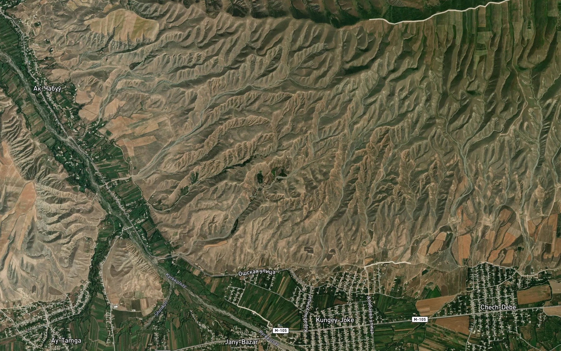 Satellite map of the Rodnik Sasyk-Bulak