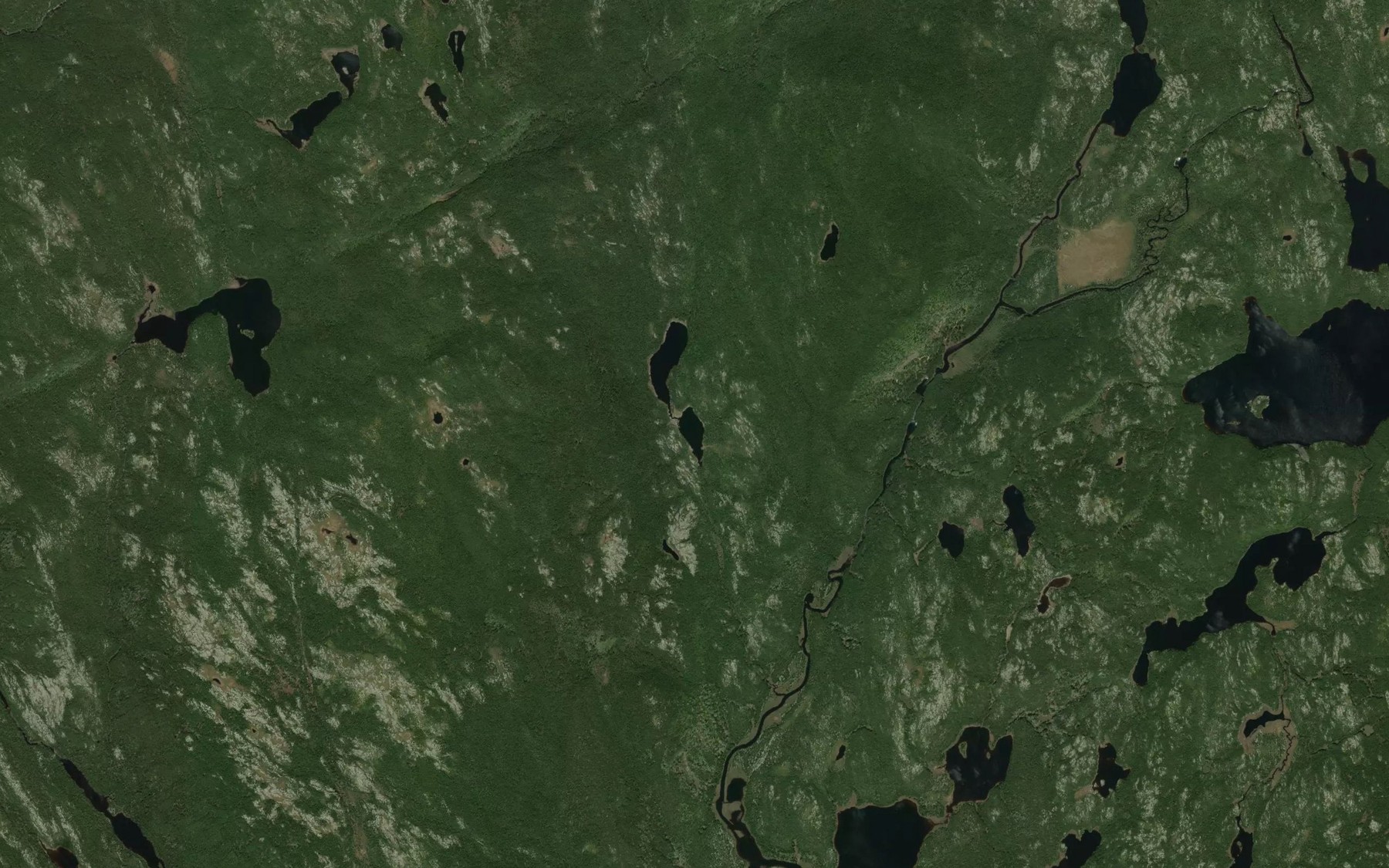 Satellite map of the Lac Latrinal