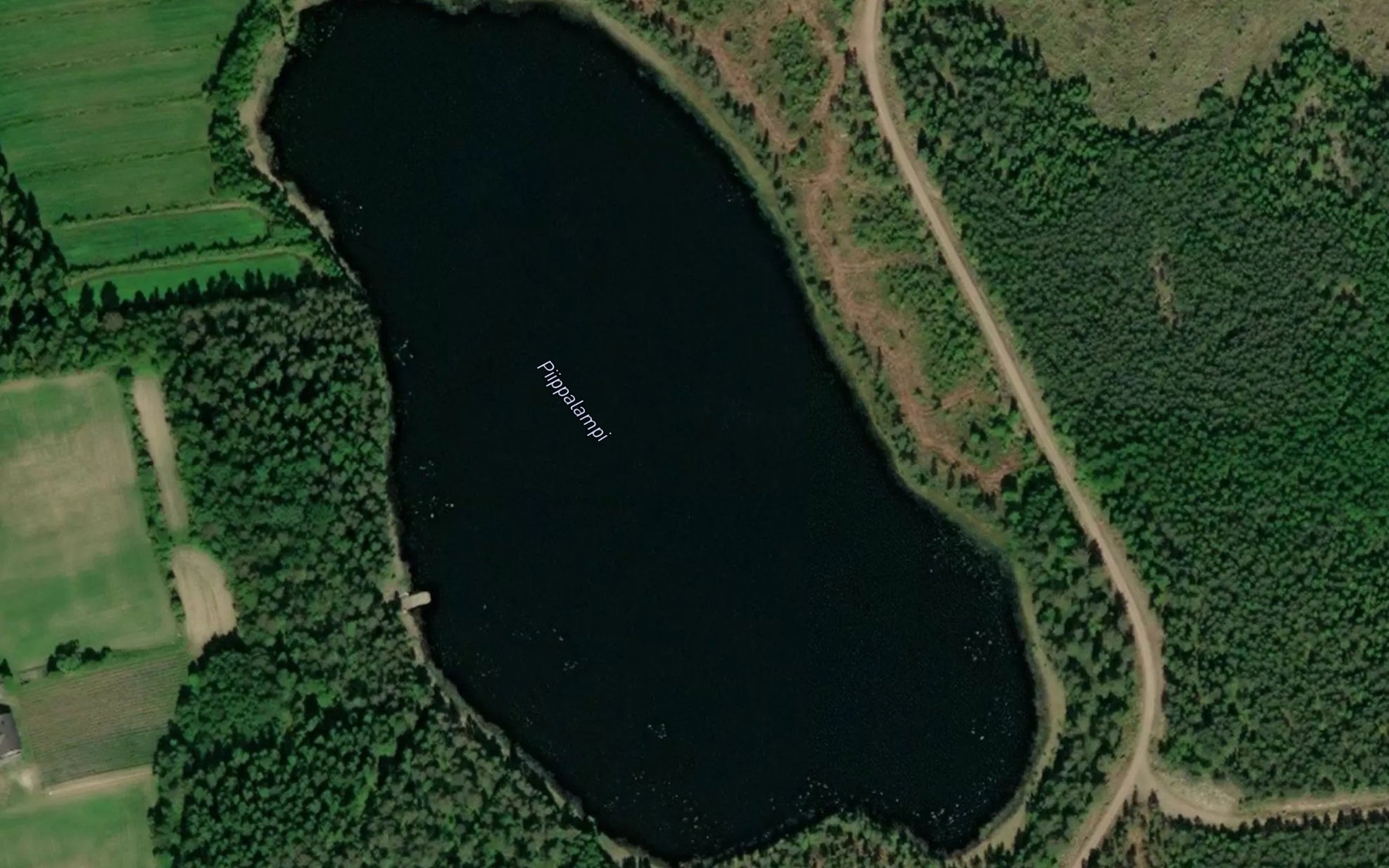 Satellite map of the Piippalampi