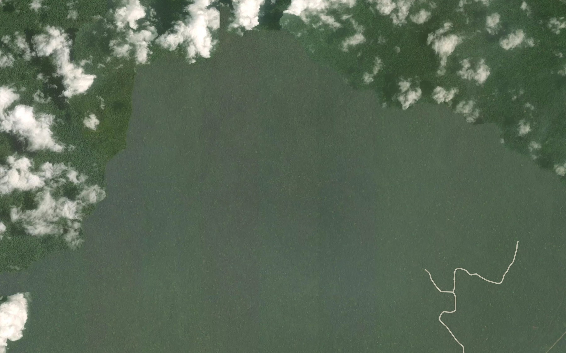 Satellite map of the Nkole
