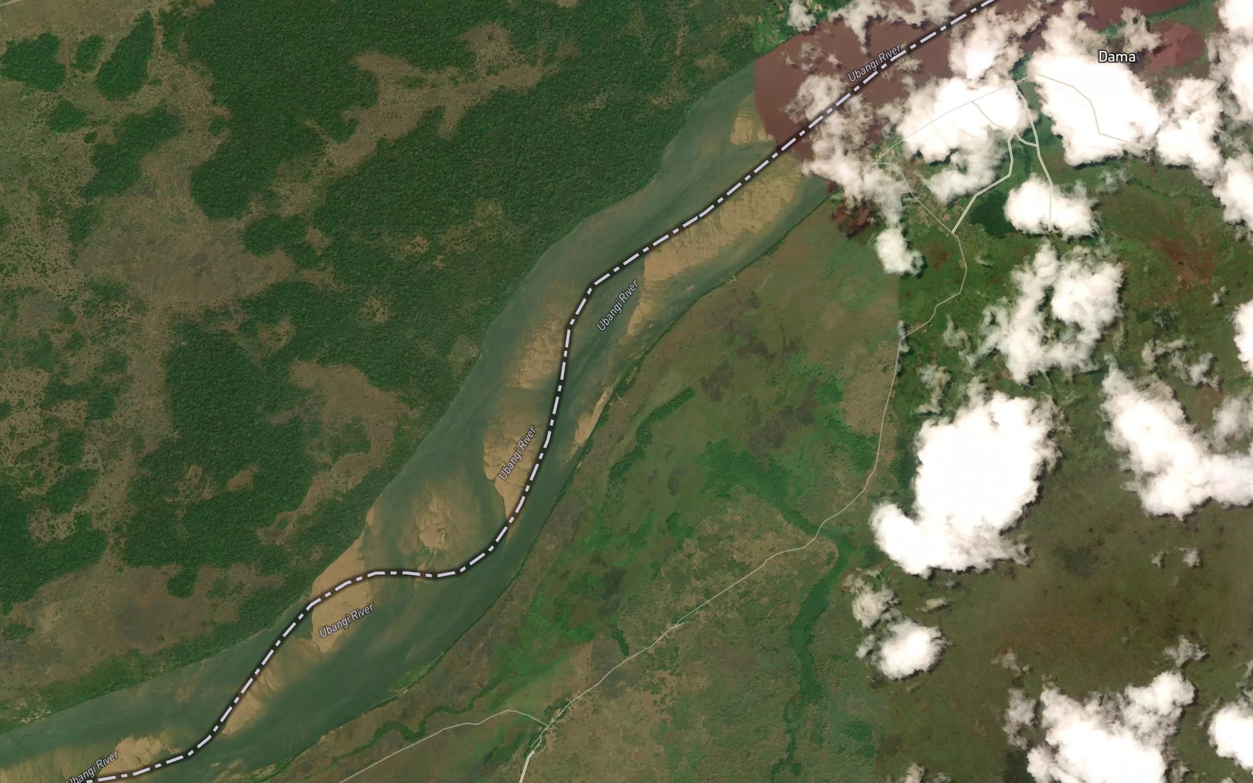 Satellite map of the Gadepene