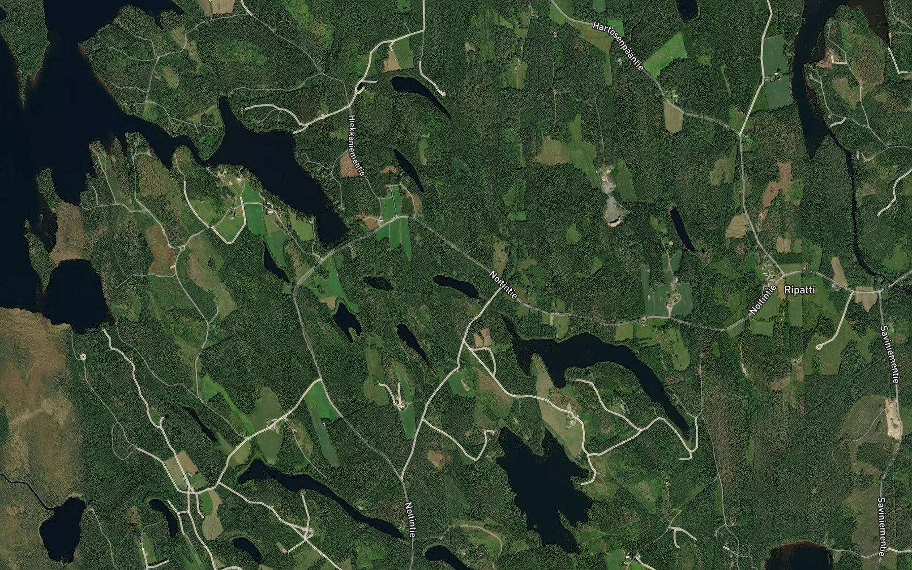 Satellite map of the Pieni Salasjarvi