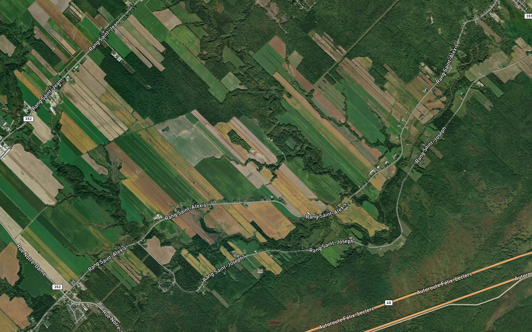 Satellite map of the Branche du Nord